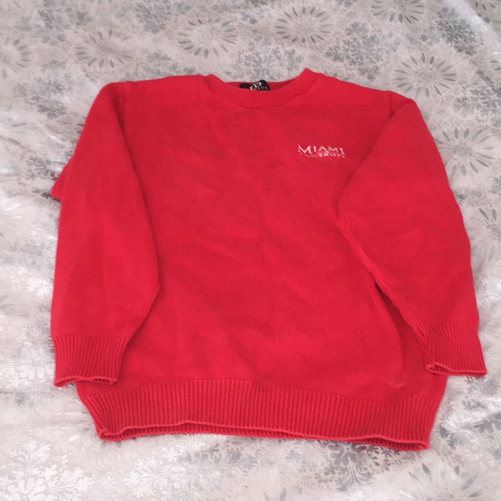 Miami university sweater